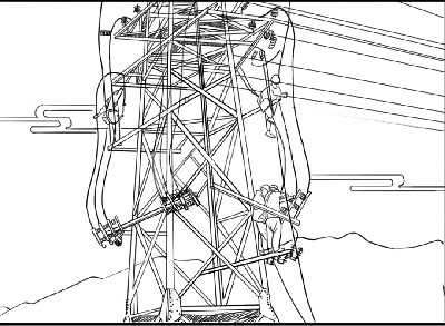 國家電網服務人民原創(chuàng)浮雕設計
