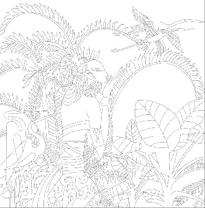 民族團結(jié)浮雕雕塑原創(chuàng)手繪設(shè)計稿