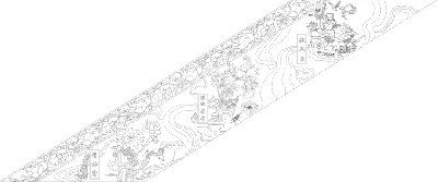 鄉(xiāng)村振興浮雕雕塑原創(chuàng)手繪設計稿