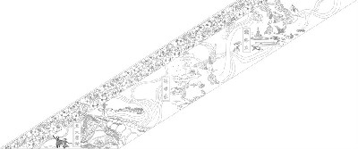 鄉(xiāng)村振興浮雕雕塑原創(chuàng)手繪設計稿