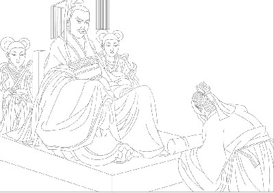 中醫(yī)文化浮雕雕塑原創(chuàng)手繪設計稿