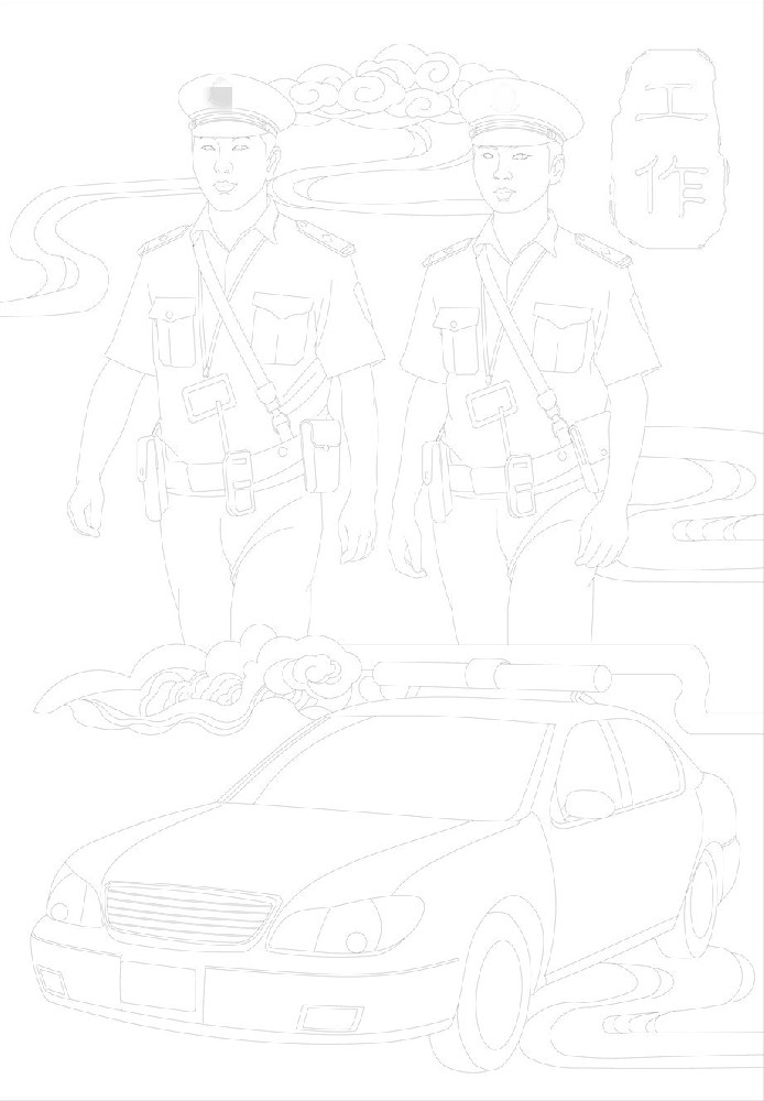 警院檢察院浮雕壁畫原創手繪設計稿