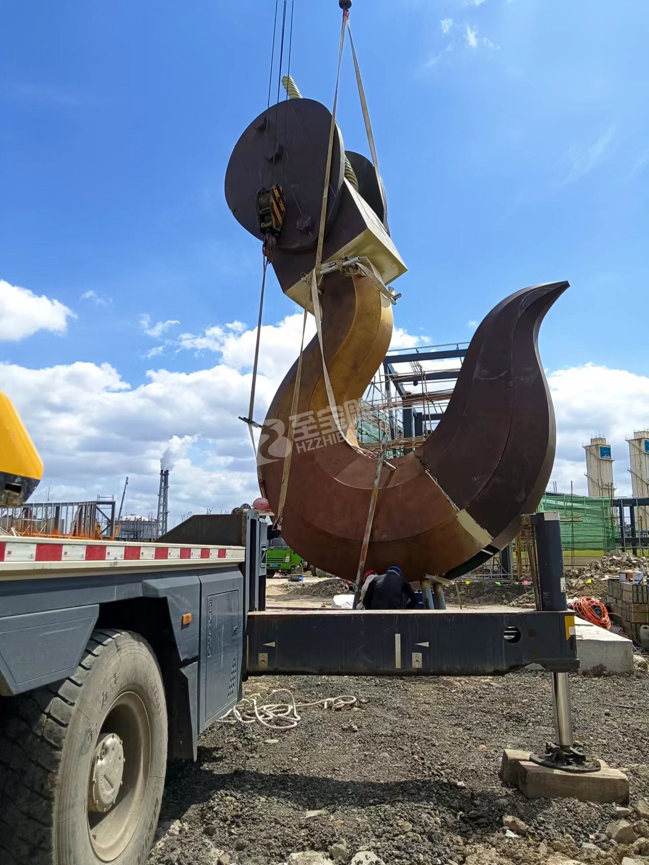 寧波鋼鐵有限公司吊鉤雕塑項(xiàng)目